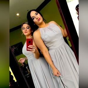 Taupe Bridesmaids dress size 10